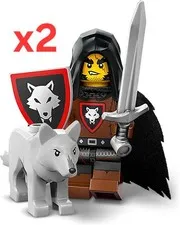 LEGO  WOLFPACK BEASTMASTER  Minifigure CMF 71048 NEW IN SEALED BOX LOT OF 2