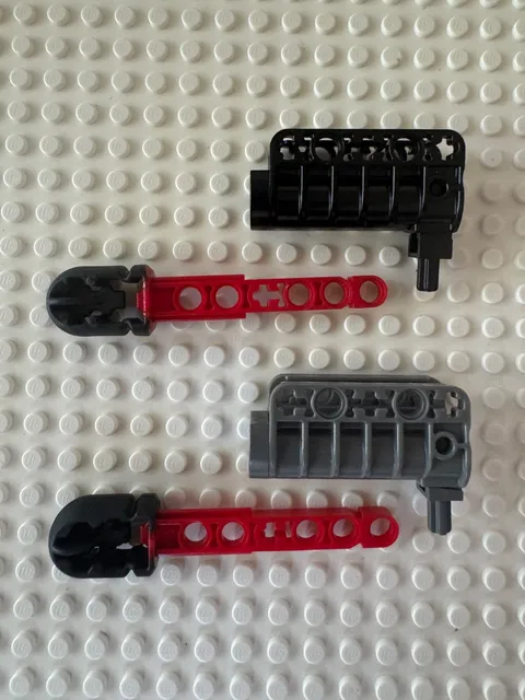 LEGO LEGO Red Projectile Arrow 57028pb01, Chose Launcher Color 57029c01