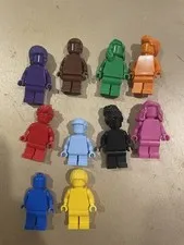 Lego Monochrome 10 Minifigure Lot