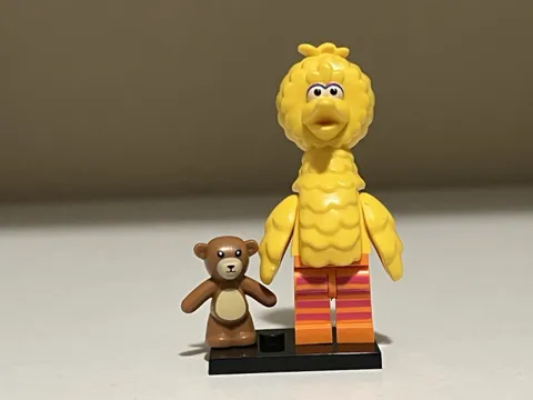 Lego Big Bird Minifigure Custom Printed