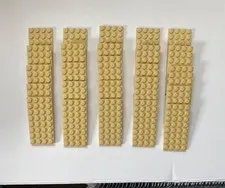 LEGO Part 3035 Plate 4x8, Lot of 25 Plates in Tan NEW