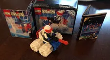 Lego System - 6814 Ice Tunnelator Ice Planet 2002 - 1993 Space with Box 100% CIB