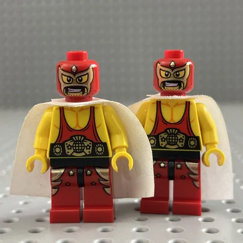 LEGO x2 El Macho Wrestler Minifigures - Luchador LEGO Movie tlm022 70809