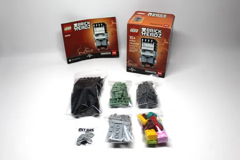 Used 100% Complete Set - LEGO BRICKHEADZ: Frankenstein (40422) w/ Manual & Box