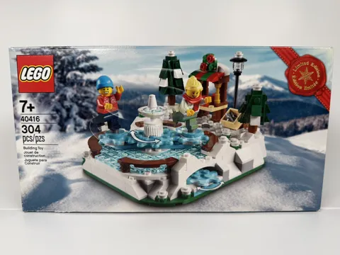 LEGO 40416 Ice Skating Rink Limited Edition Christmas Winter Village New Sealed