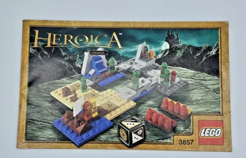 LEGO Heroica Game 3857 Draida 3 manuals/ instructions only No game pieces 2011