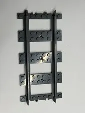 LEGO Train, Track Plastic Straight, 17275, Dark Bluish Gray, QY 10 Free Shipping