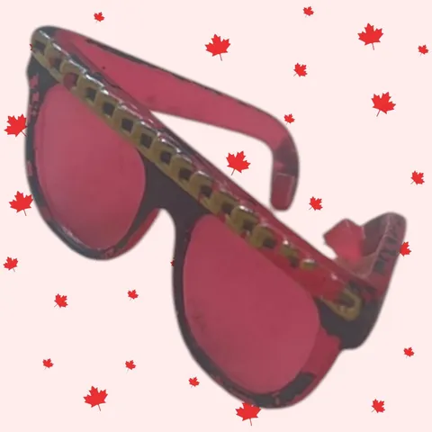 Barbie Doll Pink chain Glasses Sunglasses Shades Ken Clone Bratz POOL BEACH