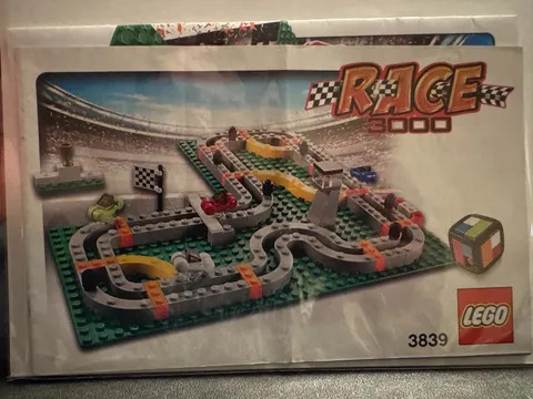 LEGO Games Race 3000 3839 Instruction Manual ONLY Retired Board Game ALL BOOKS