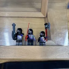 LEGO Ninjago Nindroid Minifigure Lot of 3 w/ Weapons Figures BL1-20