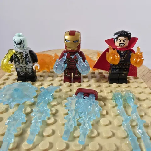 LEGO Marvel: Sanctum Santorum Showdown Minifig Lot Iron Man Dr Strange Ebony Maw