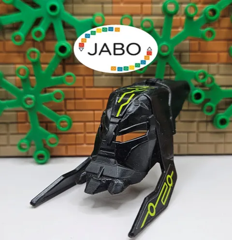 ( S17 / 4 / 9 ) LEGO Bionicle 64343 Mask Mask Tuma (Glatorian) Black