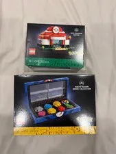 Lego Pokemon 40892 Kanto Region Badge Collection, 40911 Pokemon Center Sealed