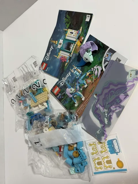 LEGO Disney 43184 Princess: Raya and Sisu Dragon - Sealed bags no box Never Used