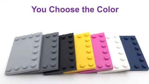 Lego 4x6 Tile with Studs on Edges You Choose the Color