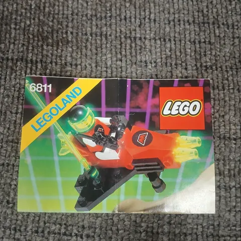 LEGO 6811 Manual Only 1990s Space M:Tron Pulsar Charger INSTRUCTIONS LEGOLAND
