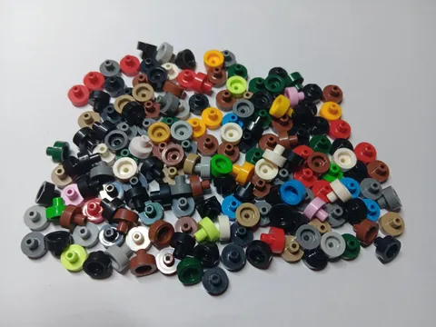 LEGO BULK LOT 170 1X1 ROUND BAR & PIN HOLDER #20482 MIXED COLORS