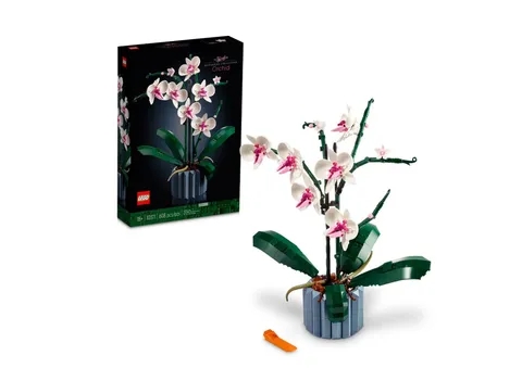 LEGO Botanicals Orchid - Artificial, Fake Indoor Flowers Building Set 10311