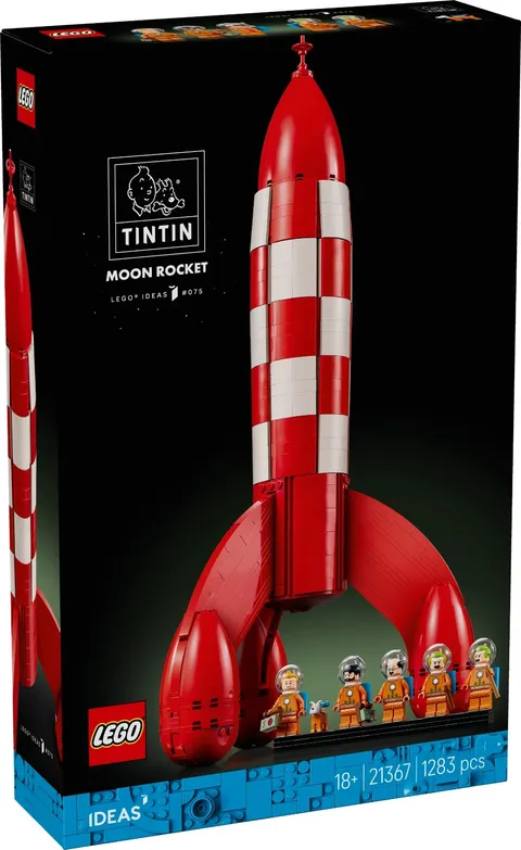 The Moon Rocket by Tim and Struppi LEGO 18+ Ideas 21367 New New Sealed