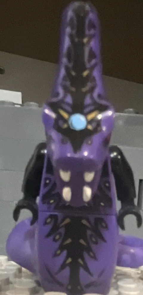 LEGO Ninjago Pythor Minifigure w/ Black Arms Plastic Figure