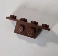 LEGO Parts - Reddish Brown Bracket 1 x 2 - 1 x 4 - No 28802