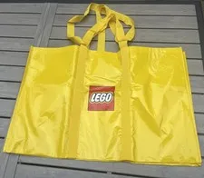 Official LEGO Yellow Extra Large Tote Bag 29”x 20" Carrying Shopping Storage Bag
