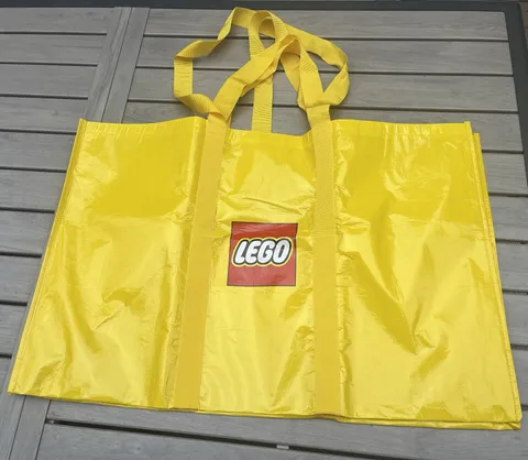 Official LEGO Yellow Extra Large Tote Bag 29”x 20" Carrying Shopping Storage Bag