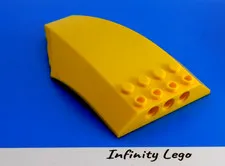 LEGO Yellow Windscreen 10 x 6 x 2 Tiger Crab (45705 35269 8113 7774) - x1