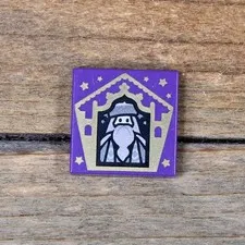 LEGO Harry Potter Tile 2 x 2 Chocolate Frog Card Albus Dumbledore 3068pb1743