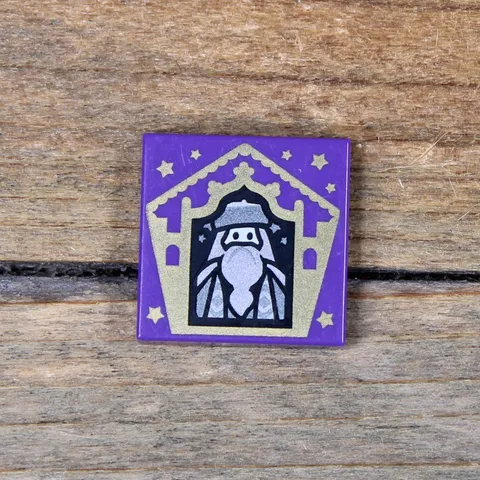 LEGO Harry Potter Tile 2 x 2 Chocolate Frog Card Albus Dumbledore 3068pb1743