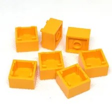 LEGO Parts - Bright Lt Orange Container, Box 2 x 2 x 1 - No 35700/59121 - QTY 7