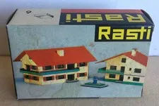 Rasti (Germany) Box No. 6 Red Bricks (Lego Copy 1960s) RARE
