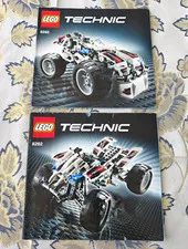LEGO Technic Building Instructions 8262 Quad Bike Manual Booklets 1 & 2 2009