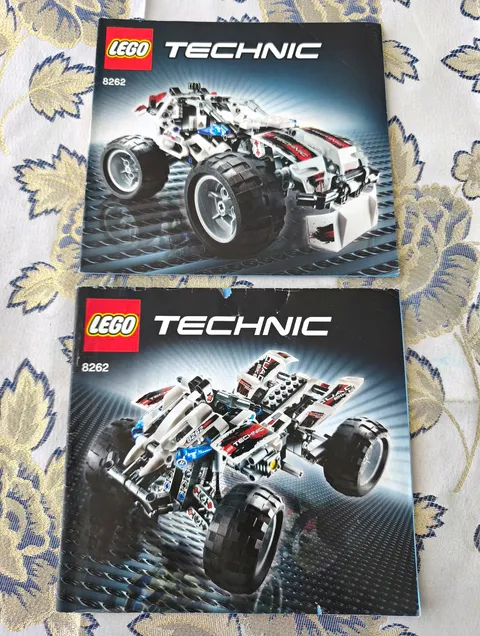 LEGO Technic Building Instructions 8262 Quad Bike Manual Booklets 1 & 2 2009