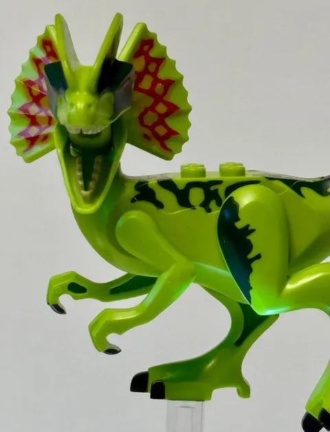 LEGO® Dinosaur "Dilophosaurus" (dilo01) 1st Version Lime Green "Jurassic World"