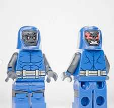 Lego DC - Carbon Bricks - Anti Life God Darkseid Minifigure Blue