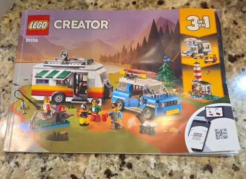 LEGO Creator #31108 Caravan Family Holiday Instruction Manual Booklet Only