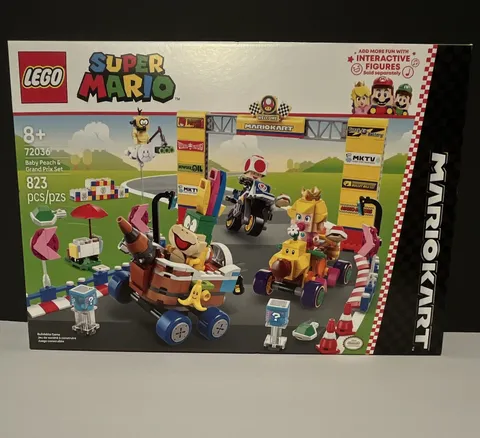 LEGO Super Mario Mario Kart Baby Peach & Grand Prix 72036 823pcs 8+