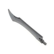 1x LEGO Bionicle Weapon 2x14x1 Flat Silver Gray Sword Blade Hero Factory 11305