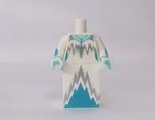 LEGO Ice Queen Minifig Torso (973 / 88585)