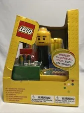 Lego Art Carousel Stationery Storage / Pencils Crayons Erasers Sharpener New L1
