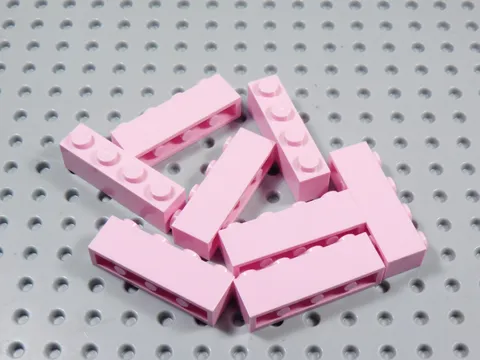 LEGO Lot of 8 Pink 1x4 Bricks BN