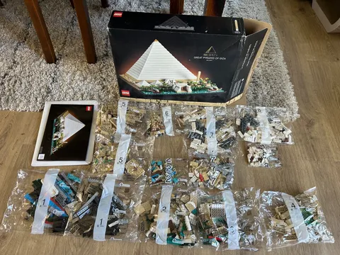 LEGO ARCHITECTURE: Great Pyramid of Giza (21058) SEALED BAGS Complete~Opened Box
