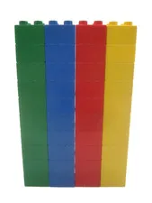 Lego Duplo Bricks Blocks Classic Colors 2x2 brick Lot of 40