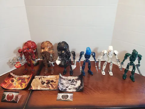 LEGO BIONICLE Toa Metru Set 6 With Some Can Manual 8601 8602 8603 8604 8605 8606