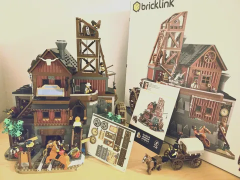 LEGO Bricklink Designer Program Gold Mine Expedition 910055 with Unused Stickers