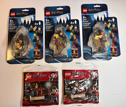 LEGO: Harry Potter Collector Bundle - 3 Sealed 40419 Sets + 2 Sealed 30111 Sets