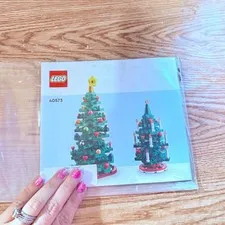 New Lego Christmas Tree 40573 Manual ONLY, Both Manuals Lot 02 No Bricks