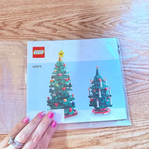 New Lego Christmas Tree 40573 Manual ONLY, Both Manuals Lot 02 No Bricks