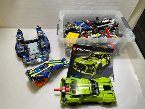 Lego Technic 7 POUNDS Bulk Lot Parts Pieces + Partial Sets NXT Beams Gears +